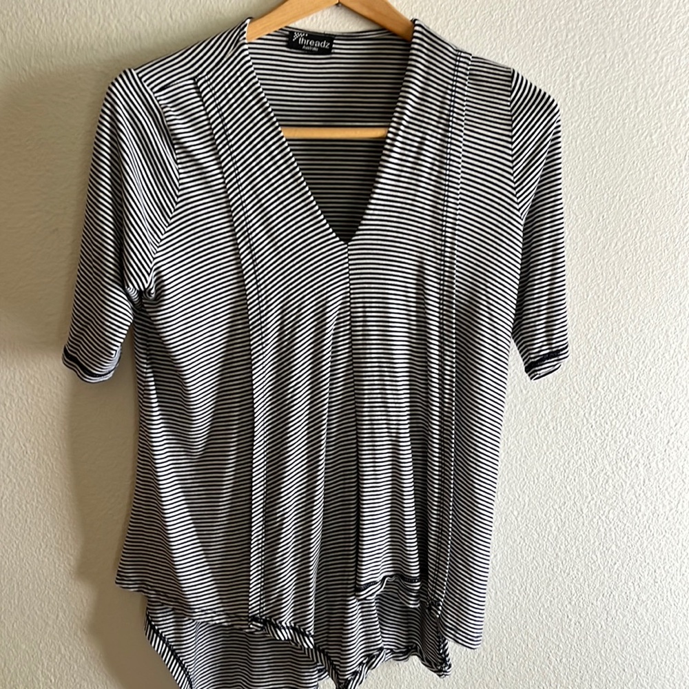 Black and White Tunic Top by Threadz Australia